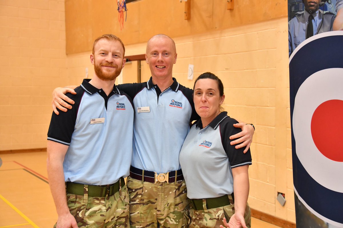 RAFEngagementSW's tweet photo. Excellent night working with No3 Welsh Wing RAF Air Cadets at Whitland Leisure Centre this evening. The cadets were a credit to their Sqns and many are now looking @RAF_Recruitment opportunities.  2420 (Whitland) Sqn
621 (Carmarthen) Sqn
948 (Haverfordwest) Sqn
1285 (Tenby) Sqn https://t.co/QqJZ1Svot3