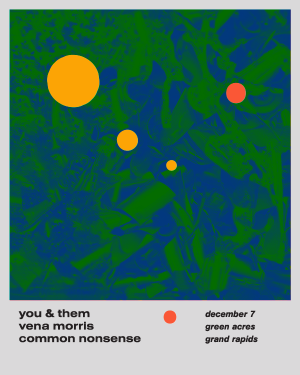 VenaMorrisBand's tweet photo. This weekend! Friday in Detroit, Saturday in Grand Rapids, come see us play our last 2 shows of the calendar year! Cop some fresh merch to give to your friends, family, and acquaintances for the holidays! https://t.co/WDjJvELNf2