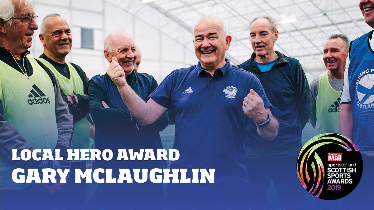 sportscotland's tweet image. #ScottishSportsAwards | This year’s Local Hero is Gary McLaughlin! As chairman of @walkingfootscot Gary has grown the sport’s player base to over 3,000 people, building awareness and promoting the health benefits of the sport. ⚽️