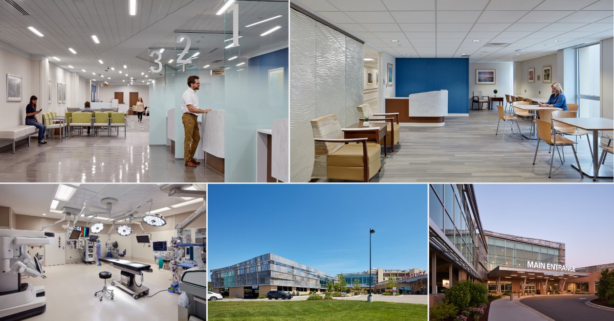 Parsons_Corp's tweet photo. We were proud to be a part of the recent Allina Health Hospital renovation - truly an incredible transformation. We love to be involved with projects that enrich lives in our community. #giveback #enrichlives https://t.co/mgjtcWqNMR