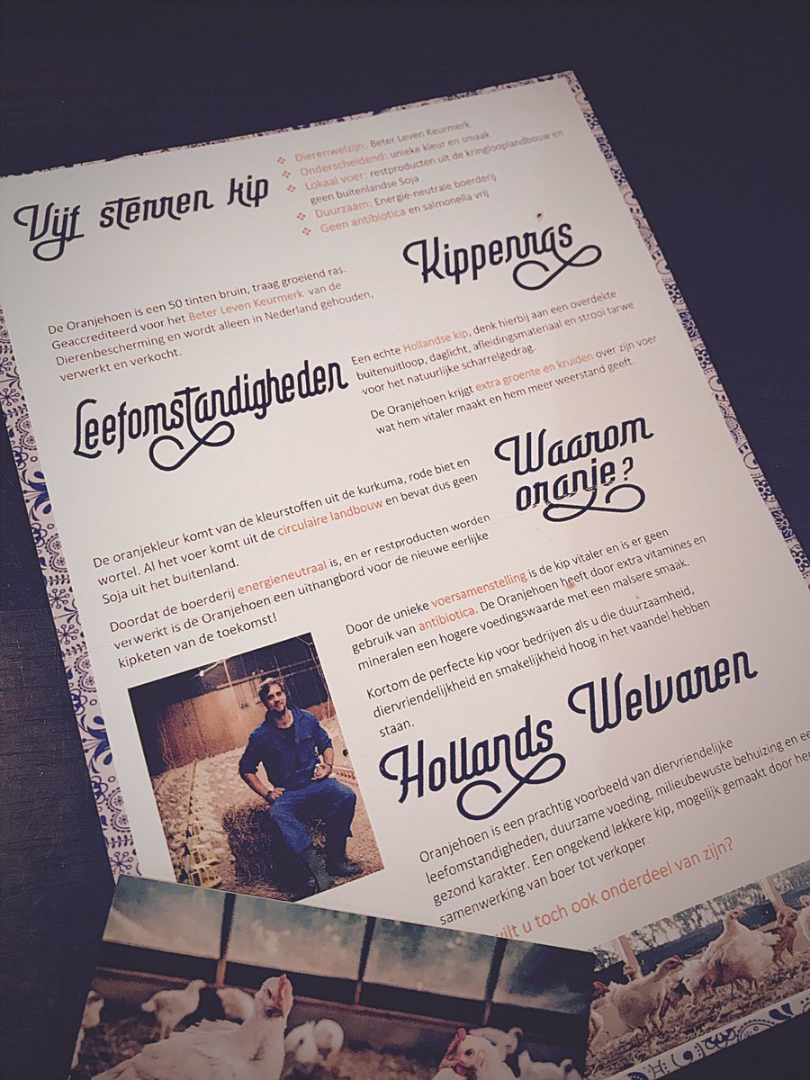 DinekeHeijstek's tweet photo. Goed bezig @leendersJohan👌🏻, dank voor een leuk bezoek! #passie #pluimvee🐥 #outofthebox #innovatief #duurzaam #trots #mooiproduct #oranjehoen https://t.co/BdLzNz6p9Y https://t.co/qzFHg8aGT0