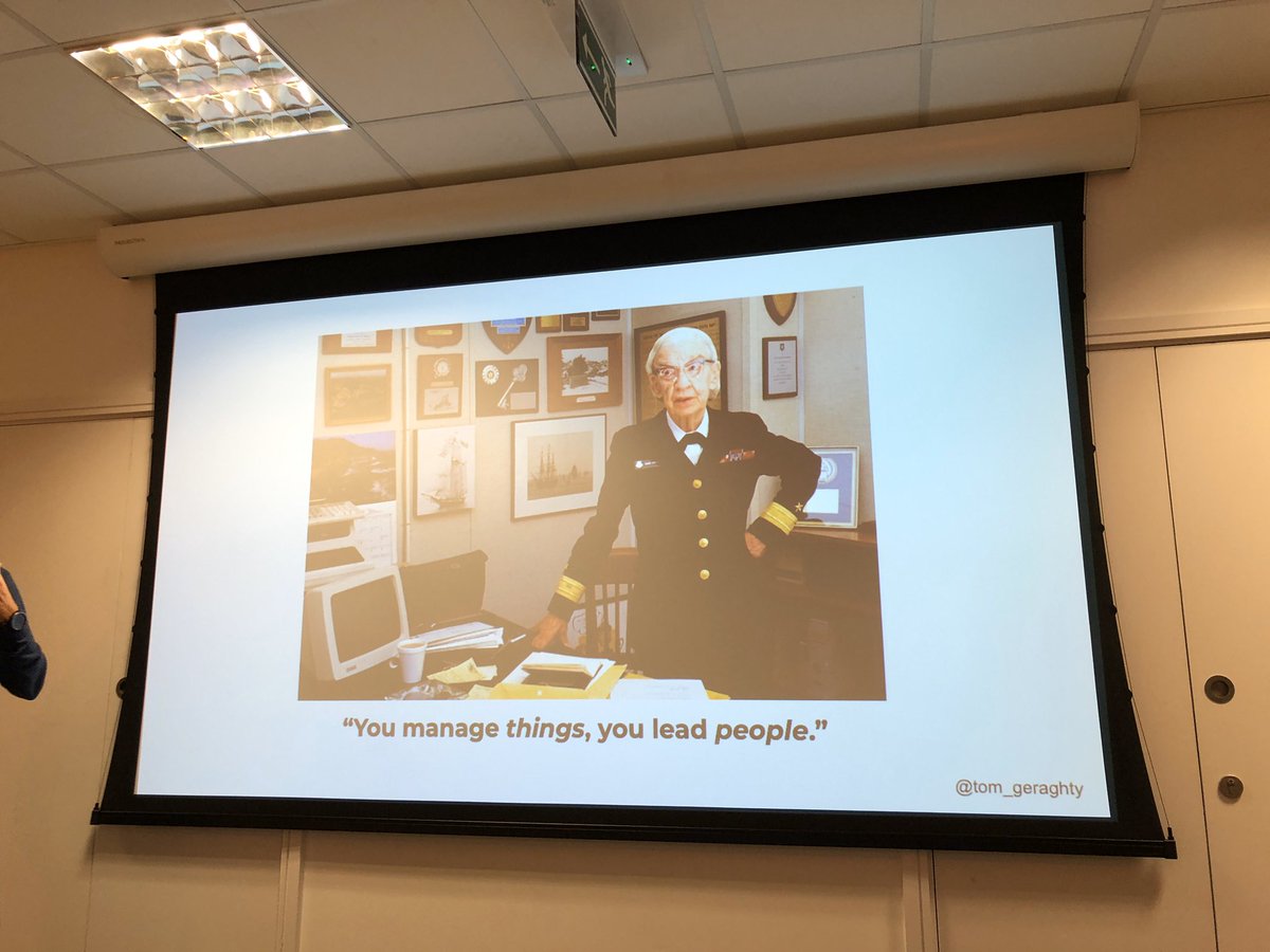 MatthewGodfrey's tweet photo. Great session from @tom_geraghty tonight at our #LevelUpMeetup on the topics of leadership and psychological safety. โYou manage things, you lead people.โ @RedgateProdDev https://t.co/jqEFwL7xfB