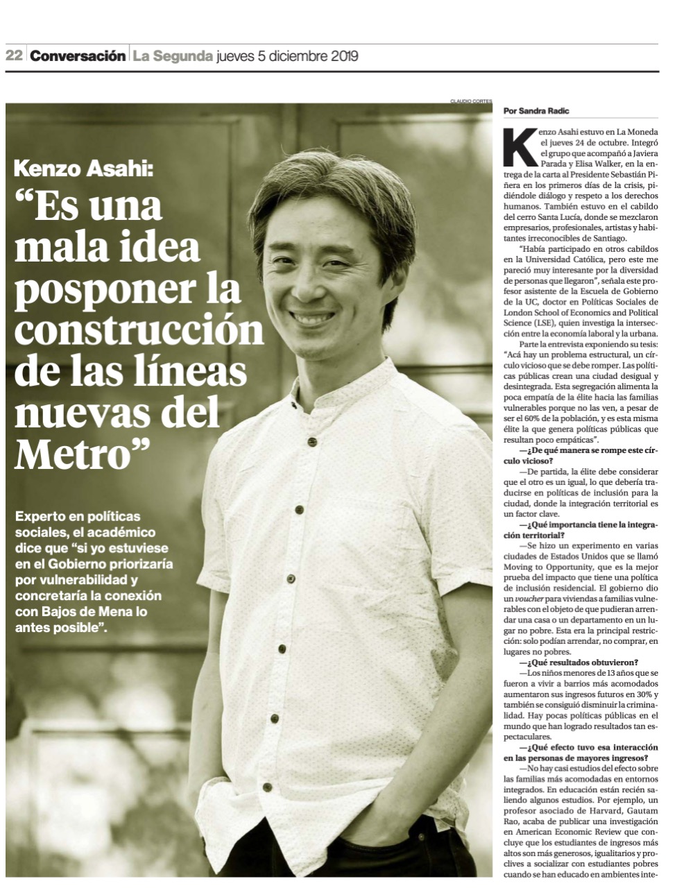 Kenzo Asahi on X Como romper el circulo vicioso entre falta de empatia de la elite politicas publicas insuficientes y segregadoras mayor falta de empatia Con buen trato empatia y