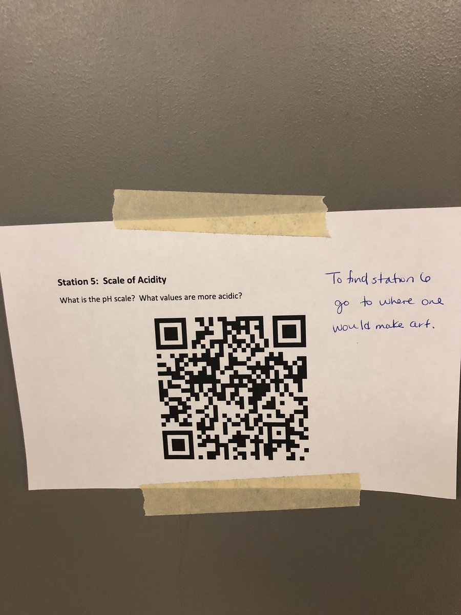 michelle_tufts's tweet photo. Mrs. Wilson set up a very cool QR code scavenger hunt for Bio students around the building!! Scan the code to learn something new and see if you can crack the clues! #watchuslearn @TCRCE_NS https://t.co/DzHNfcsTIx