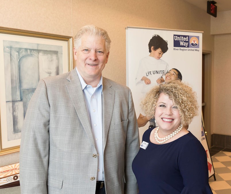 RRUnitedWay's tweet photo. We are grateful for these two leaders and their volunteer service to #RRUW! 2019 Campaign Chair Mike Hart, CEO of @ASECreditUnion, and Loaned Executive Chair Jamie Brown, VP, Relationship Development @MAXCreditUnion. Thank U for #MakingLifeBetterForEveryone! https://t.co/XA28Qo86GX
