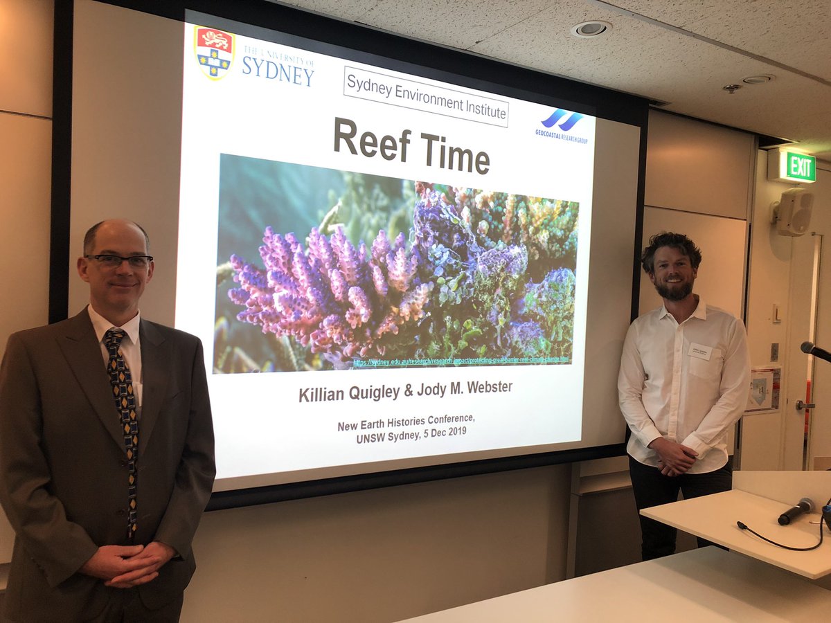 killian_quigley's tweet image. Yesterday afternoon, Jody Webster and I debuted #ReefTime, our geoscientific-literary~coralline collab, at @earthhistories. Grateful for it. 🐠 

///

@SEI_Sydney @sydneyunigeo