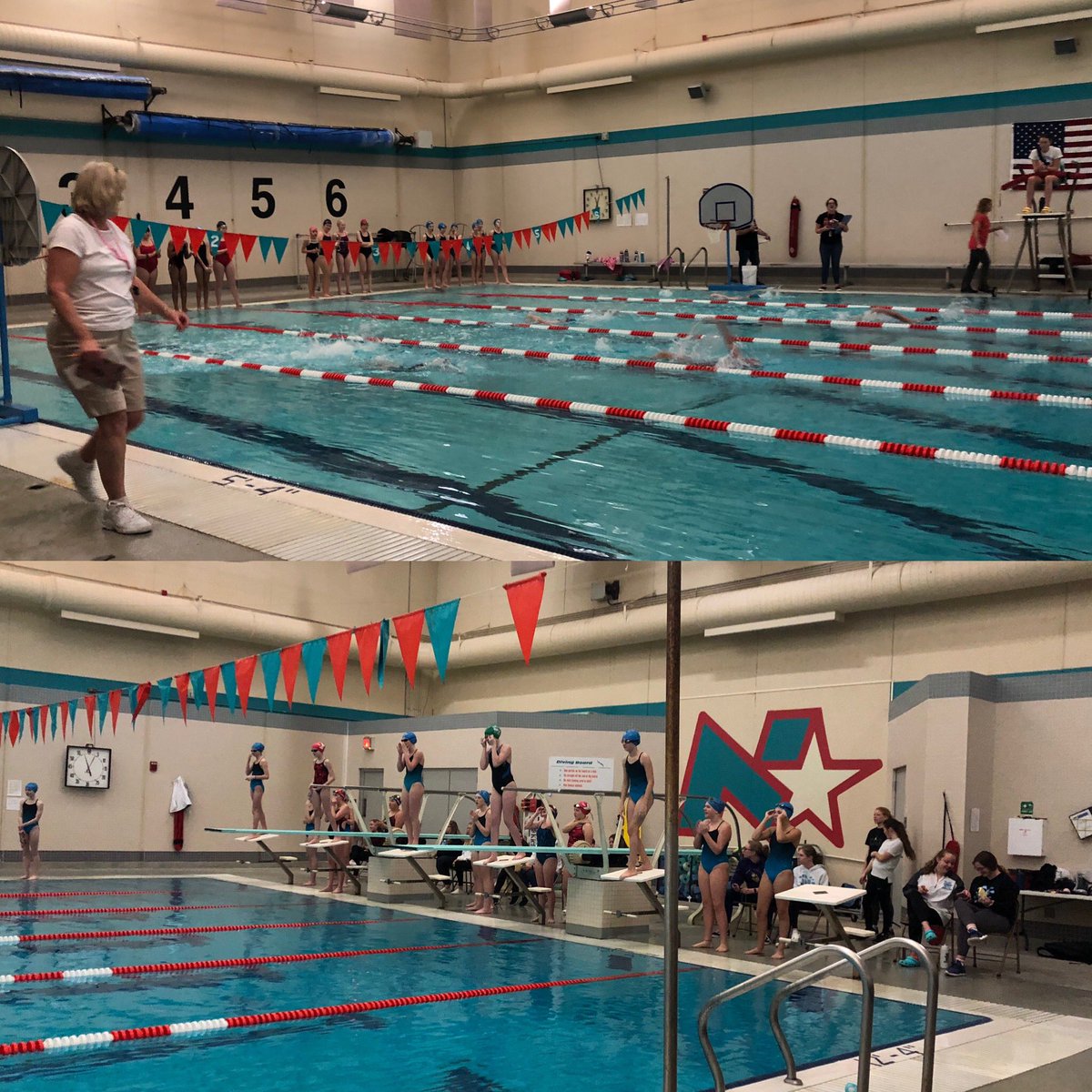 NStarPolarsAth's tweet photo. @Northstarmiddle Girls’Swim Team’s 1st Home Meet! #multisportathletes #nmspolars https://t.co/sldS2TdgDK