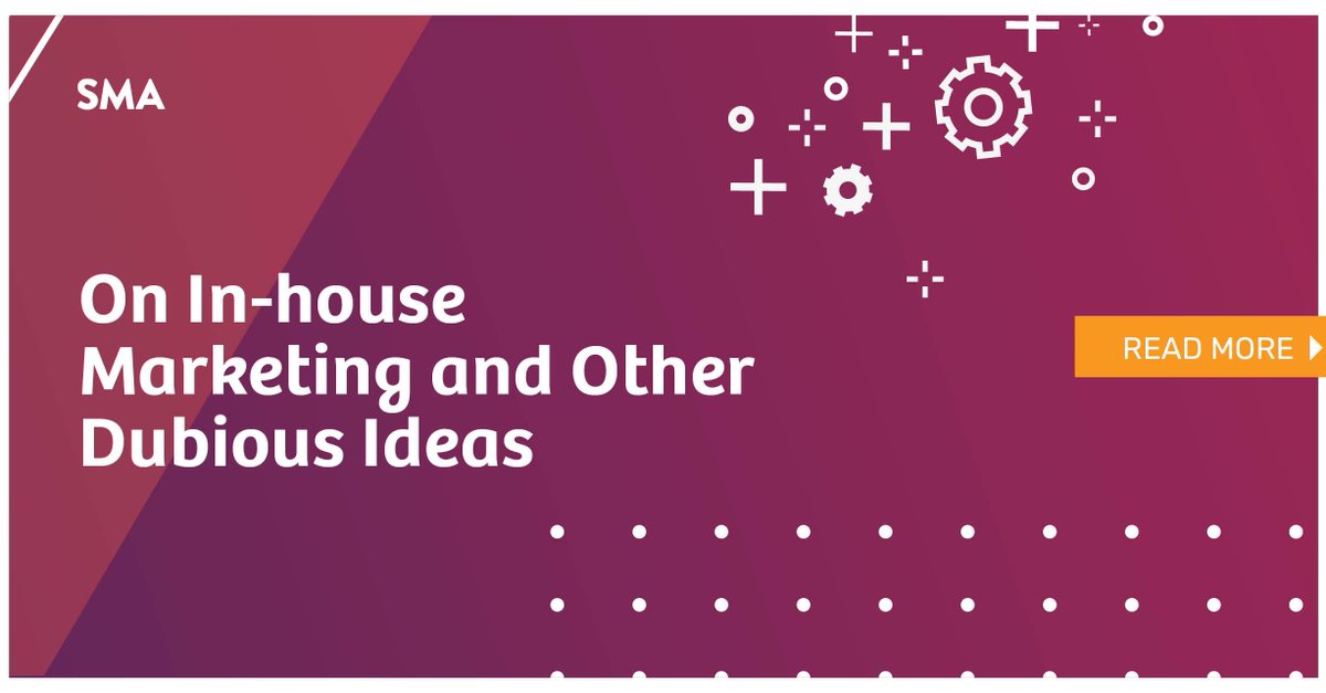 helloSMA's tweet photo. Thinking of bringing it all in house to save money?  Ask yourself - how important is marketing to your business?  #digitalmarketing #b2bmarketing 
https://t.co/jC9SFPS96T https://t.co/yAxJNjRuOw
