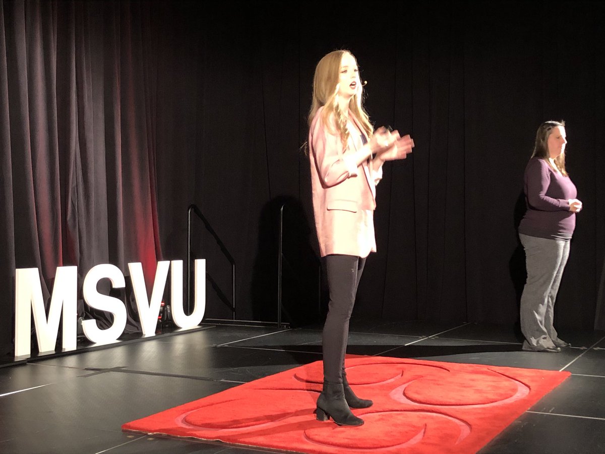 portiaclarkcbc's tweet photo. On fearlessness, and myths along the path to success, Elizabeth Duff on her experiences in the world of PR ⁦@TedXMSVUWomen⁩ https://t.co/bVgvbjxcvu