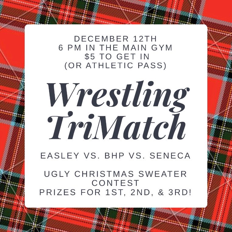 Come out and join us in your tackiest Christmas sweater!🎄 Prizes will be given to those with the best sweater!
