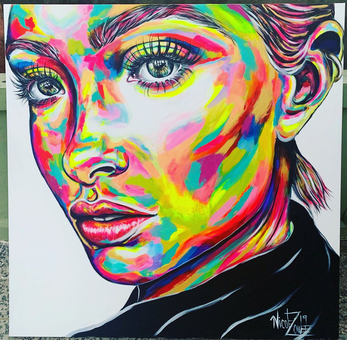 NicoleZowee's tweet photo. Obra: Moda genuina (48x48)

Sube el contraste de tu actitud hasta donde mejor luzcan tus colores. https://t.co/Hg6ChtNtcE