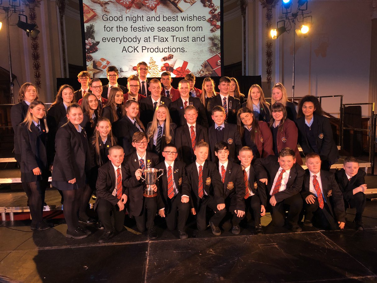 ModelMusicDept's tweet photo. Absolutely thrilled and proud as punch to announce that, along with our friends from @MercyCollegeNI, we won the top prize of Most Captivating Performance at the annual FISCA choir competition. #mercymodel #modelmusicrocks #proudteachers #backtobackchamps #stillcrying https://t.co/AJVqAaurRh