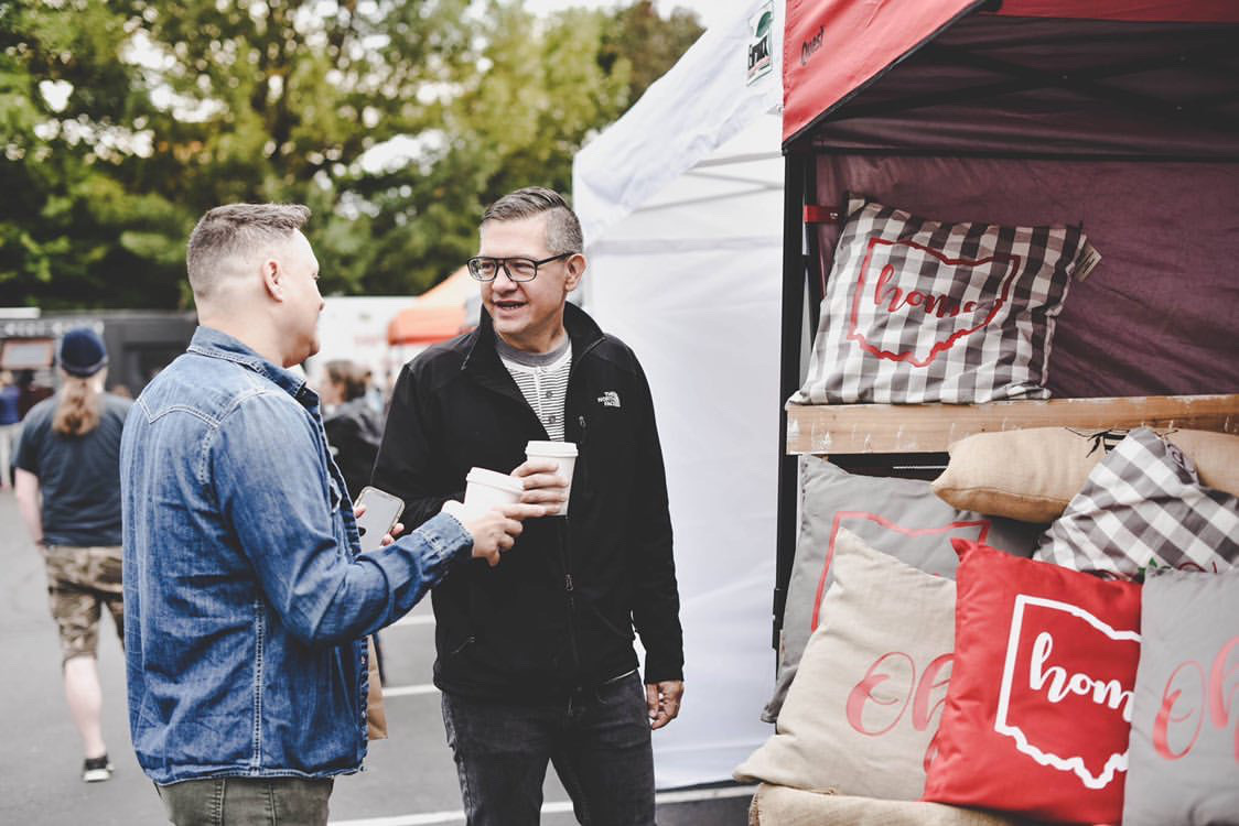 germanvillage's tweet photo. Cozy, crafty and delicious are just a few words to describe the treasures available at the German Village Maker's Market. Located in the Flat 51 Parking Lot (on the southeast corner of German Village on City Park, adjacent to Schiller Park)--vendors open Sunday  4-8 p.m. https://t.co/k8OtPT6fRp