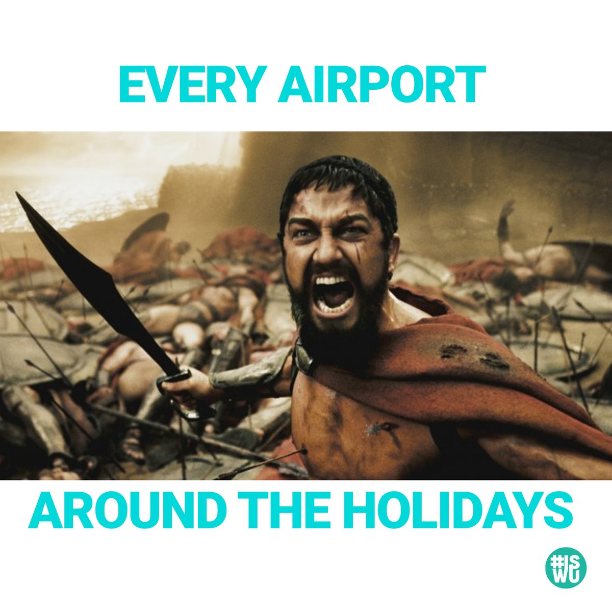 The #ISWU travel survival guide for mental health:
1. Bring your meditation app
2. Get a soothing tea post-TSA check
3. Do one kind thing for a stranger (or more)
4. Bring a very large container of your favorite snack to prevent hangry outbursts 
5. Avoid airports at all costs 🙌