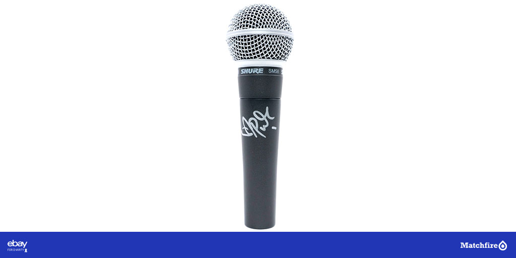 MatchfireAuctns's tweet photo. @GRAMMY winner @Pink is one of the best female artists of our time! Receiving a star on the Hollywood Walk of Fame, she continues to impress her fans. Now is your chance to win this @shure SM58 microphone by @Pink 
Support @TheGRAMMYMuseum!
#Bid now!
https://t.co/z80nLhOw1Z https://t.co/NDWwub83Of