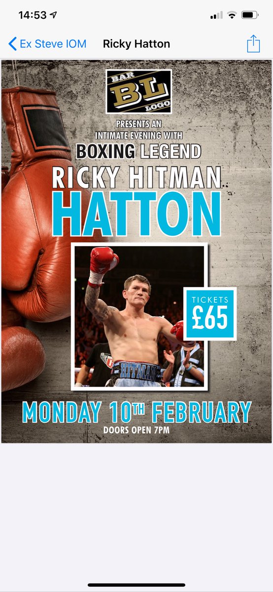 HitmanHatton's tweet photo. One for the new year. Nice Christmas present for the boxing fan 🥊🥊🥊 #bocing #sportsmandinner #York https://t.co/oCbOII0kqB