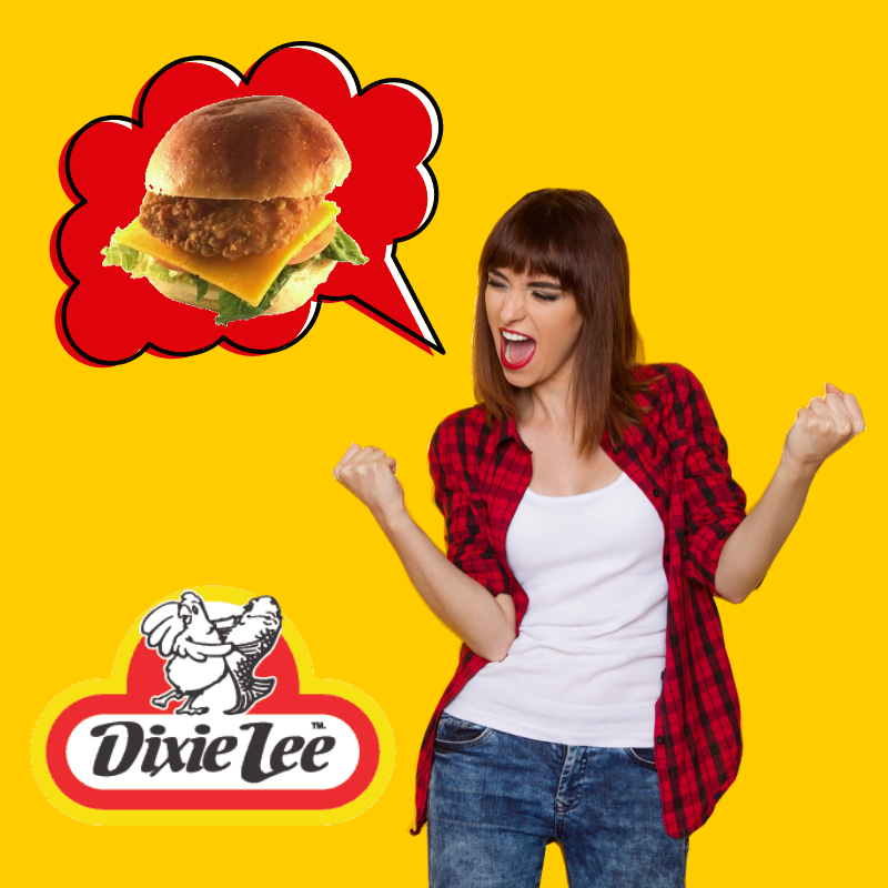DixieLeeFriedC1's tweet photo. Who else is this excited about Dixie Lee's fried chicken sandwich? 🖐️ 😋  #DixieLeeFriedChicken #ChickenSandwich https://t.co/Pb9i3RrSwm