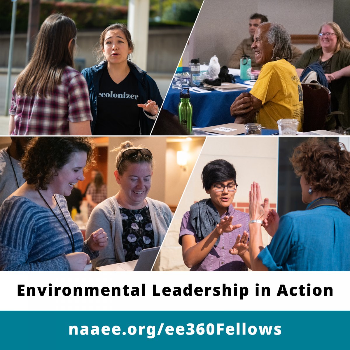 EnvironEdofIL's tweet photo. We want to help you influence our community, which is why we are hoping to partner with a community leader who wants to become one @TheNAAEE’s next ee360Fellows. Learn more at https://t.co/c3fWX2QSc7. #ee360Fellow North American Association for Environmental Education - NAAEE https://t.co/Wrzo7kyqM2