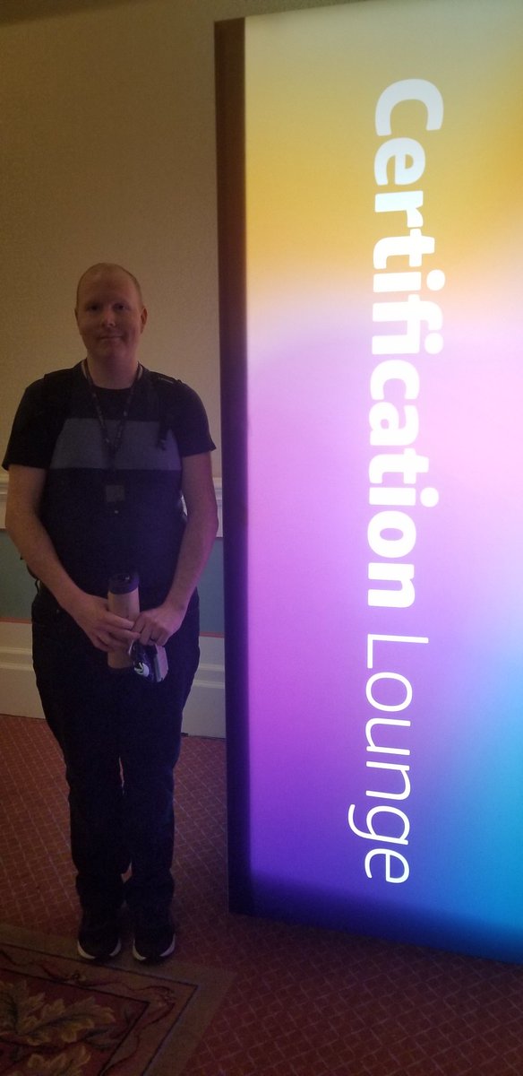 Just passed the AWS Certified Solutions Architect - Associate exam so now I can enter the 'Certification Lounge' at #reInvent2019