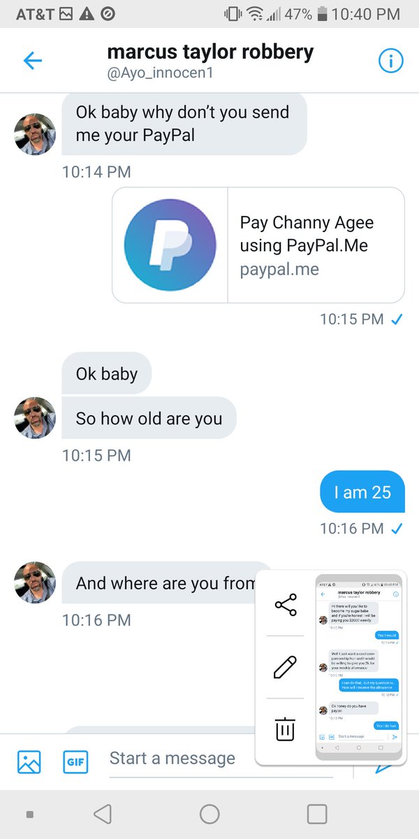 agee_chandrea's tweet photo. Scam alert. #sugardaddyscam https://t.co/0jBFwvWQgE