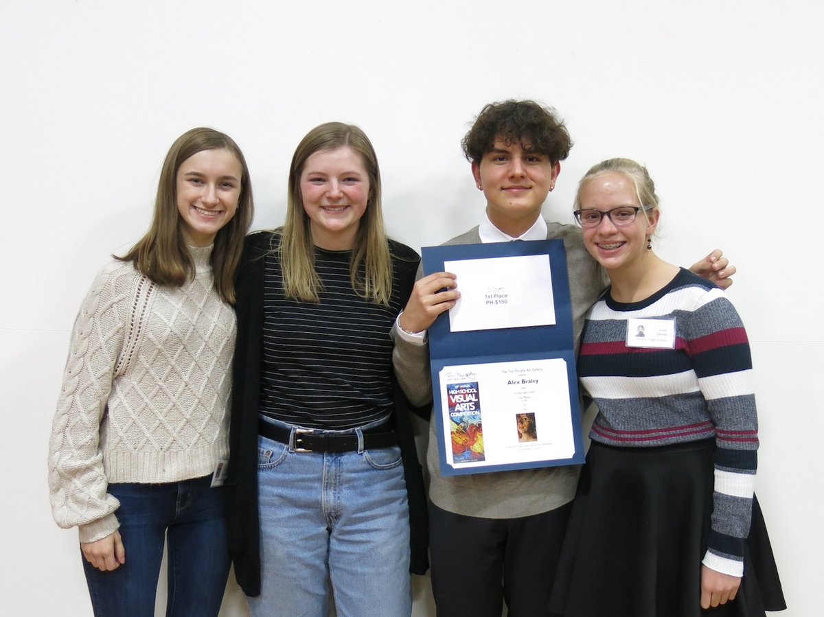 DhsArts's tweet photo. DHS student, Alex Braley won first place in the Photography category at the Tim Murphy High School Art Competition tonight. 23 schools participated and over 1000 art works were submitted. Sydney D'Andrea, Erica Hoelting and Julie Steeb also had work selected for the show. https://t.co/toE01n3DVo
