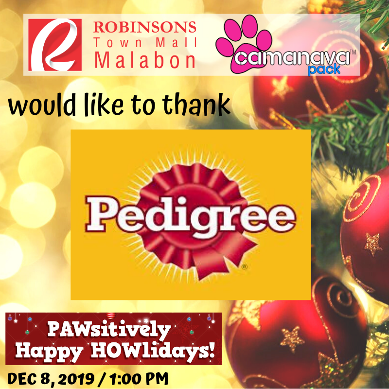 CamanavaPack's tweet photo. Camanava Pack and Robinsons Town Mall Malabon would like to thank our partner... Pedigree. 

Samples for attendees until supplies last. https://t.co/5pl0wq8rqw