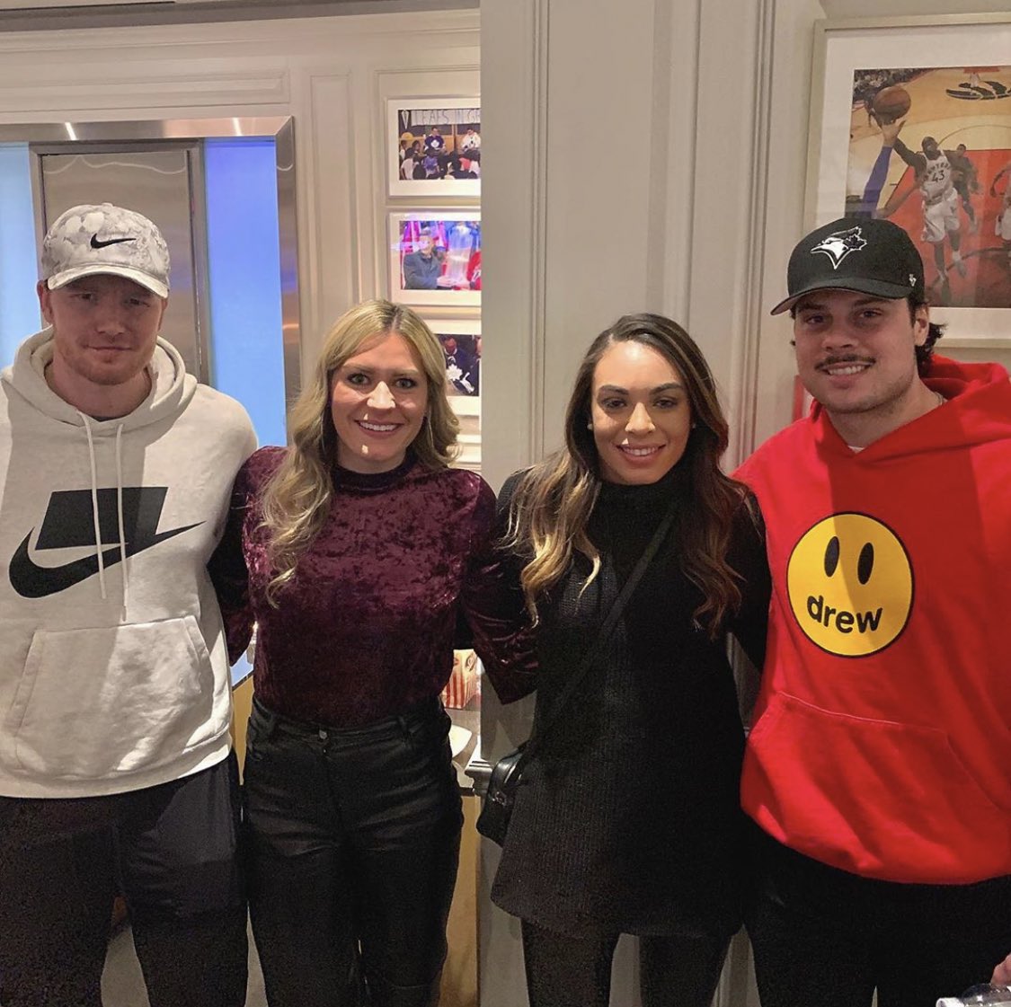 aturnz11's tweet photo. So nice of Natalie Spooner &amp; Sarah Nurse to take the time out of their evening to take a picture with a couple of fans https://t.co/3vcmU3a8uc