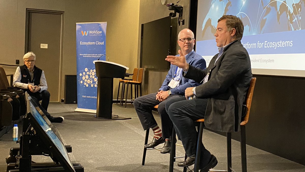 rwang0's tweet photo. MyPOV: @stevesteinhilbe @equinix sharing insights. He’s also an author @Harvardbiz of #StrategicAlliances #ecs2019 #ecosystemcloud https://t.co/5Jsbz1wiYe