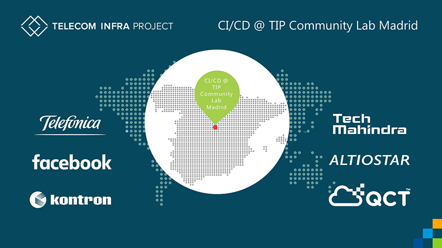 QuantaQCT's tweet photo. At #TIPSummit19, Telefonica talked about the creation of the TIP Community Lab in Madrid with the involvement of @QuantaQCT and partners. The lab will be used to implement CI/CD tools to create a #DevOps model to test, validate, deploy and operate disaggregated network solutions. https://t.co/GWNv38fsBa