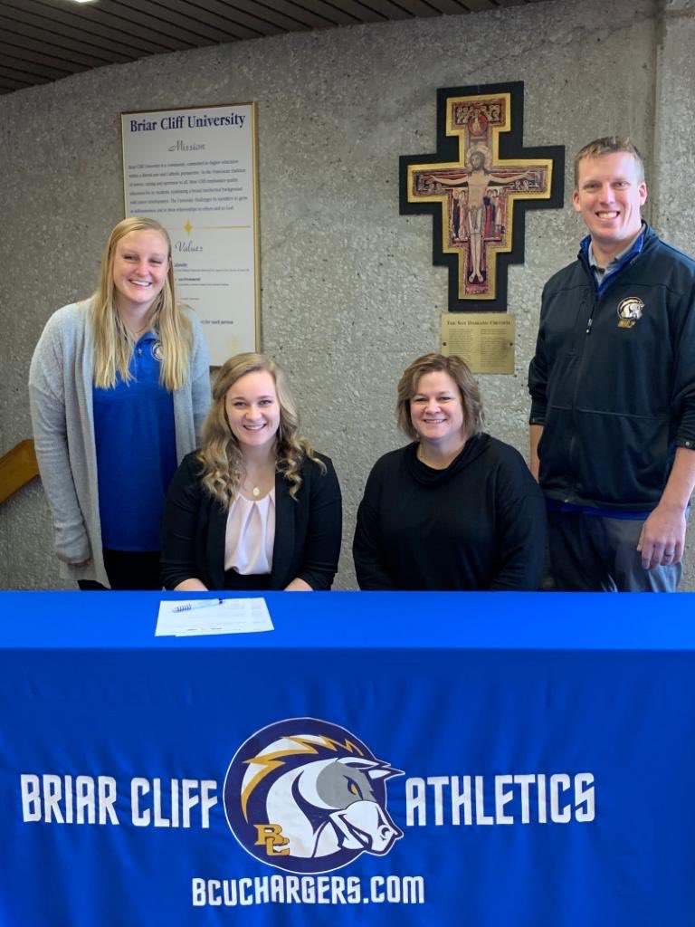 Was a great day! Grace Johanson joins the women’s team for 2020 from Flandreau, SD. Also a presidential scholarship candidate - press release to come! #battleon