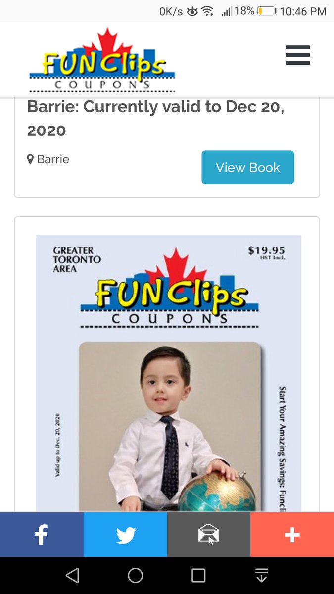 FunclipsDeals's tweet photo. 2020 Funclips coupon books are out! Your purchase is not only about enjoying great 2-for-1 deals, it's about helping local charities. Come visit us:  https://t.co/RpXFXLNGzU #charity #coupons #couponbooks #mobilecoupons #funclips #Toronto #Oakville #Barrie #Mississauga https://t.co/U1qBkKSKZ4