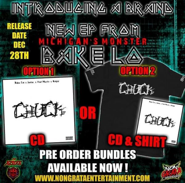 Faygoluvers's tweet photo. Bake Lo to release the "Chuck EP" on December 28th.  Pre-order Bundles Now Available! - Our homie Bake Lo has a brand new EP dropping in just a few short weeks!  On December 28th, you'll be able to get your hands on ... - https://t.co/9DUgifEKEa @ohnoitsbakelo https://t.co/1EDvrVvbwP