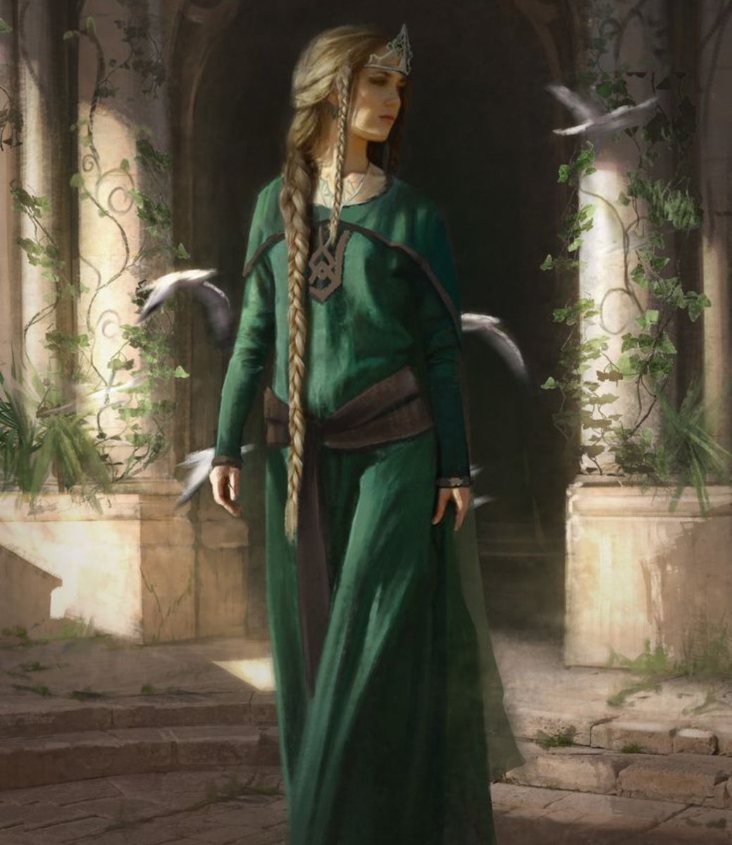 DestinysFallen's tweet photo. 'The  Queen' ~ by Tyler Thull. 💚👑💚 https://t.co/rtSBRlGI6H