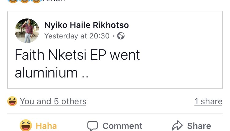 <a href="/IamFaithNketsi/">Faith Nketsi</a> 😂😂😂😂🔥🔥🔥🔥🔥