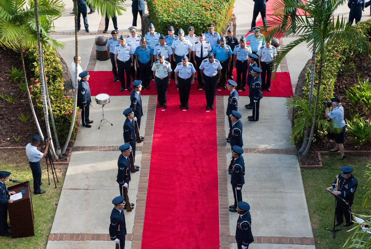 PACAF's tweet image. "We speak the common language of air, space and cyber power...as we pursue the important role of peace and prosperity." -@GenDaveGoldfein #PACS19 #Friendspartnersallies 

@usairforce @INDOPACOM @DeptofDefense