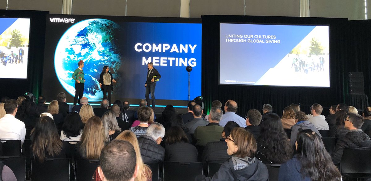 Super proud to see the amazing  <a href="/jessachin/">Jessamine Chin</a> on main stage today with <a href="/PGelsinger/">Pat Gelsinger</a> and our CPO <a href="/BetsySutter/">Betsy Sutter</a> to launch <a href="/VMware/">VMware</a> annual giving tradition - powerful reminder of choice we all have to let goodness shine! #WaterfallOfImapct