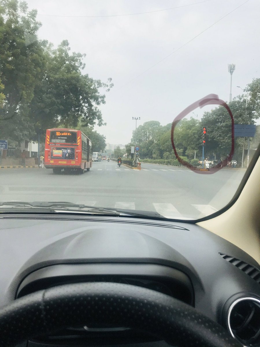 SMSHNAIR's tweet photo. Amts Bus crossing the Red signal after 10 sec from the signal gone red. I caught this bus in next signal (Panjarapole cross road) and got the number plate clicked. Please take a strict action on this Driver. @AhmedabadPolice @ibijalpatel @TOIAhmedabad @rtoahmedabad https://t.co/wfMvKUCiGx