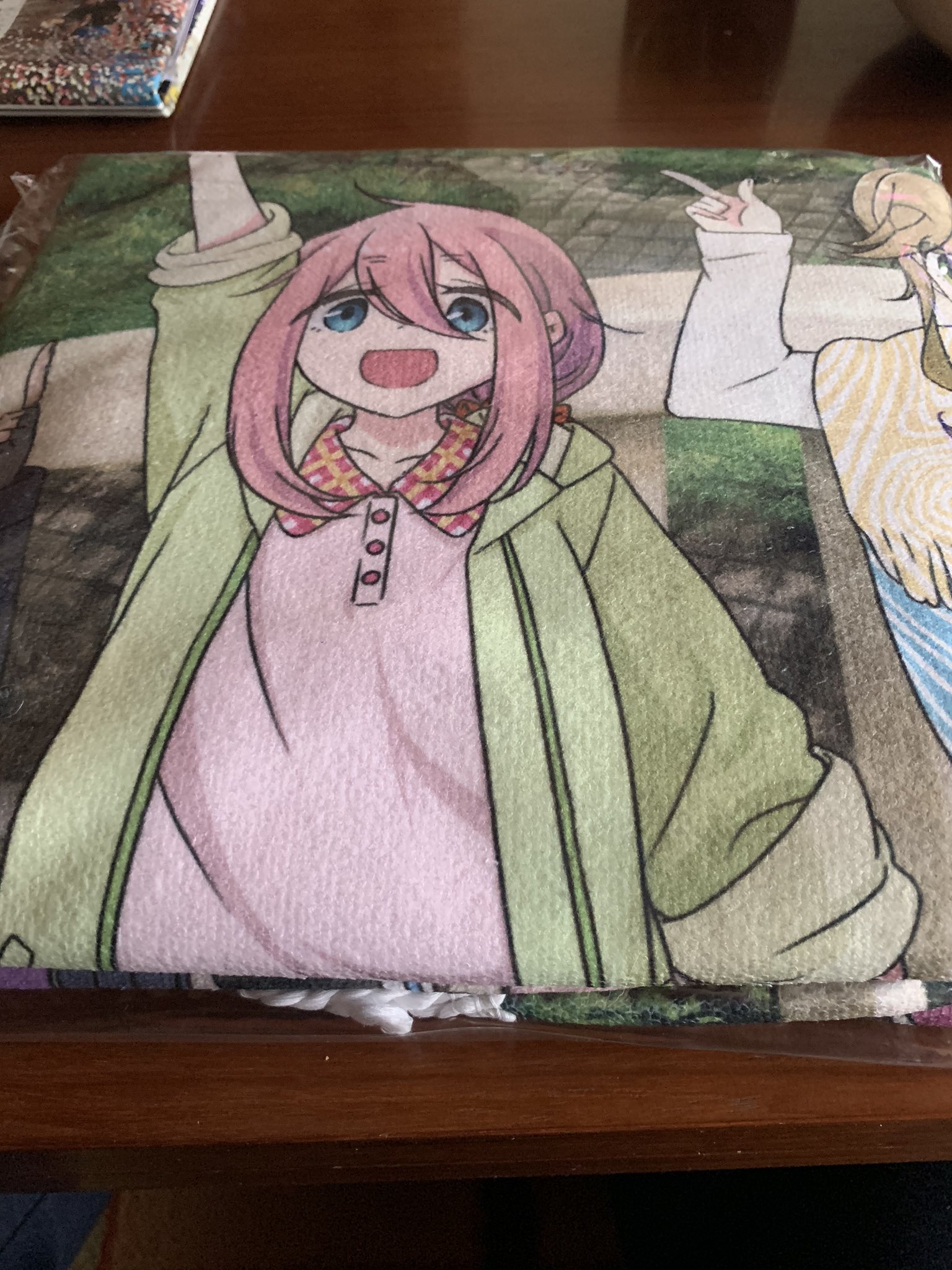 ゆるキャン スタンプラリー2019 オリジナルラウンドタオル 【激