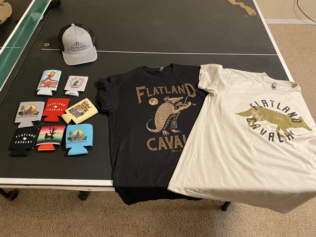 Went all out on the <a href="/FlatlandCavalry/">Flatland Cavalry</a> merch