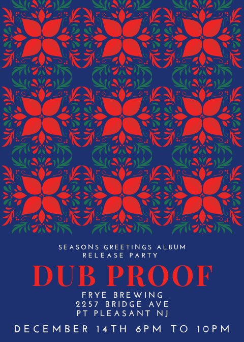 dubproof's tweet photo. Let’s congregate! #recordrelease #party @Fryebrewing 12/14 6-10pm! #njdub #seasonsgreetings https://t.co/rcCVSPHuxF