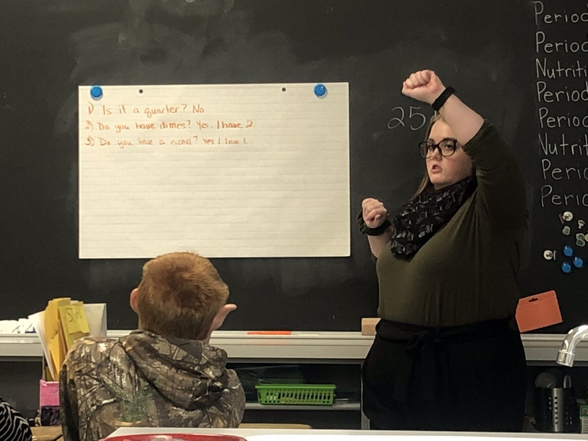 feliciaheron's tweet photo. Today, our @DougallDragons RISE students explored equivalency even further by playing “Twenty Questions: Money Math Edition”! 💰 #ContextsForLearning #Mathematics @MelanieBarrette @gecdsbpro https://t.co/5NpDyCW19R