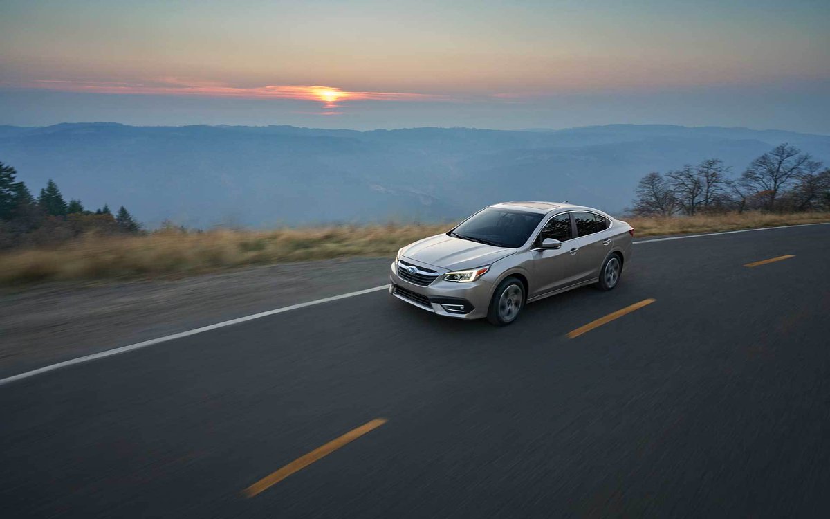 Catch your next sunset from behind the wheel of the new 2020 Subaru Legacy.