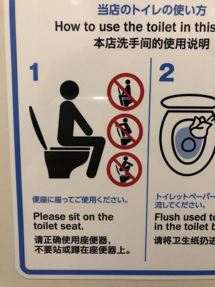 トイレの使い方