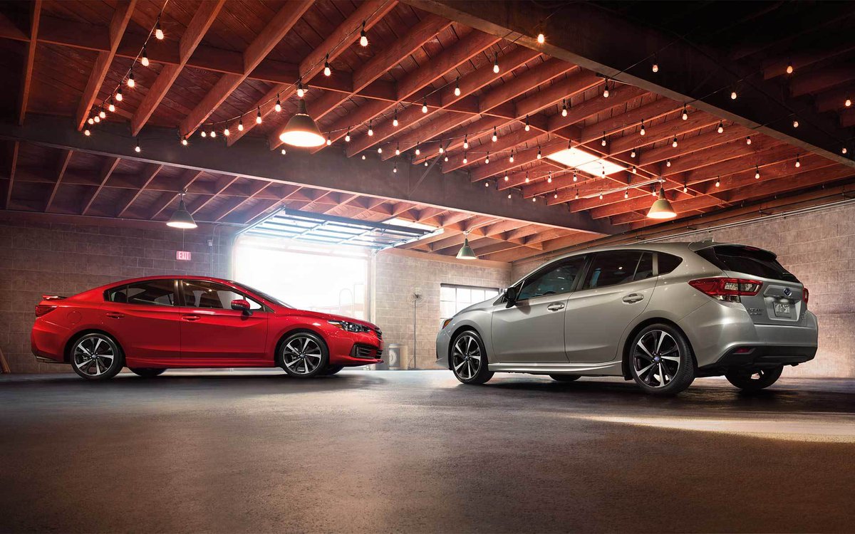 Choose from the sleek sedan or versatile 5-door model with the new Subaru Impreza.