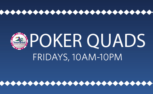 Poker quads on board racing