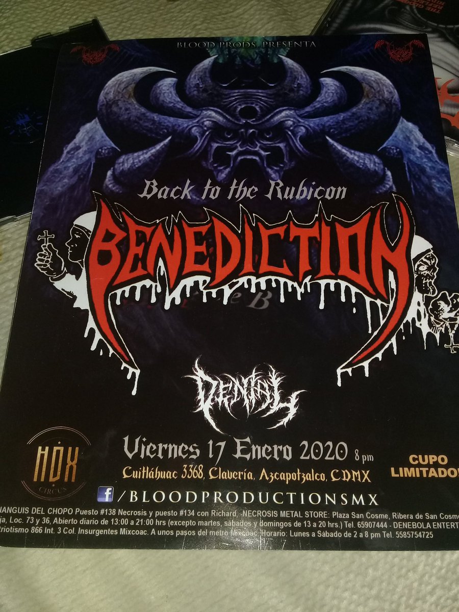 hablense, quien va a ir? todos esos #oldschool donde están?
#benediction #deathmetal <a href="/Benediction/">Benediction</a>