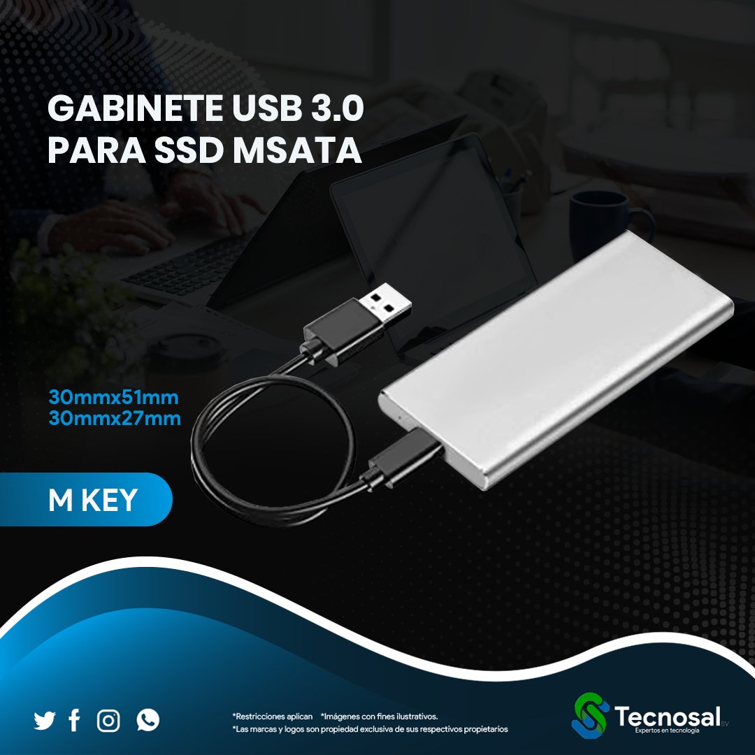 tecnosalsv's tweet photo. 💻📶 Enclosure USB 3.0 para SSD MSATA 💻📡

USB 3.1 USB-C Tipo C a MSATA a USB 3.0 SSD Caja de Disco Duro Externo móvil Caso Cable de aleación de Aluminio.

#elsalvador #tecnosalsv #enclosure #enclosuressd #gabinete #gabinetessd #SSD #adaptador #sata #Msata #Msataadapter #UASP https://t.co/f19CFE0yjK