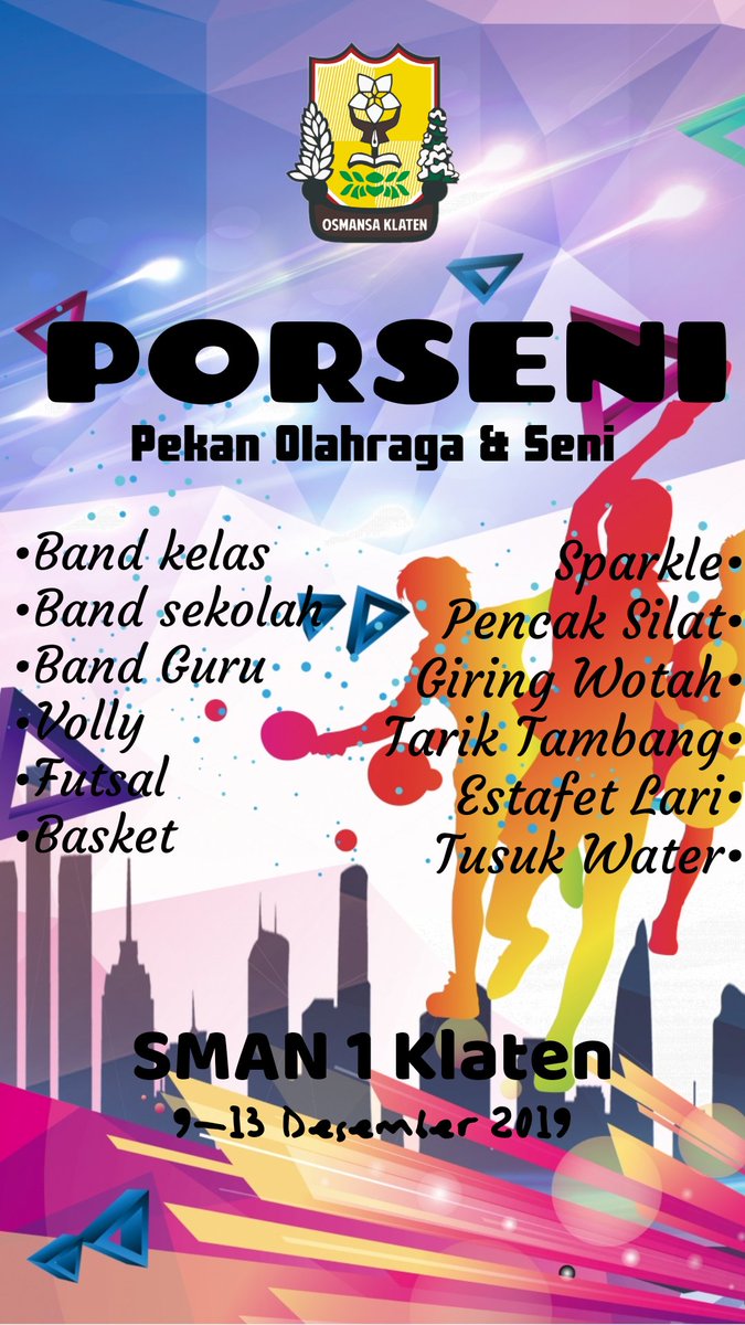 Kuy ramaikan, minggu depan porseni 👌