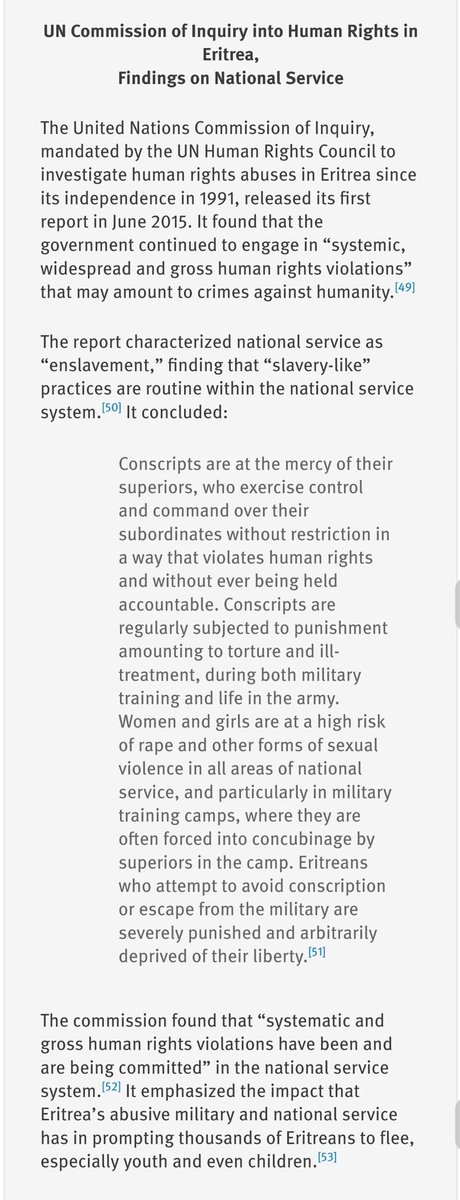 wadrubat's tweet photo. #UN #Commission of Inquiry into Human Rights in #Eritrea,
Findings on #National_Service https://t.co/lw9wR6cvCd