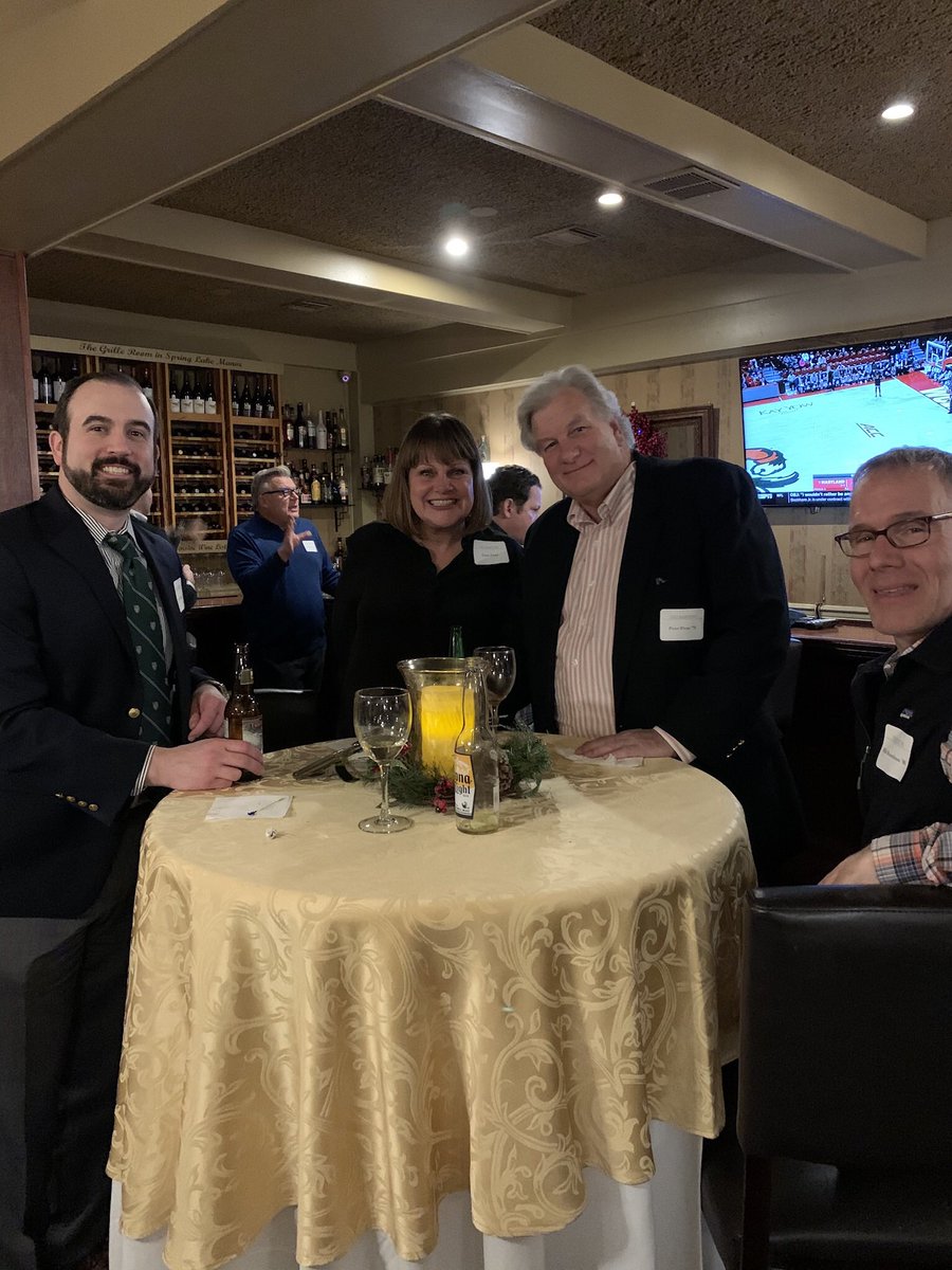 Delbarton's tweet photo. Delbarton alumni celebrate Christmas a tad early tonight at Spring Lake Manor — join us for some holiday cheer! #delbartonalumni #brotherhood https://t.co/kHOvAfmdRT